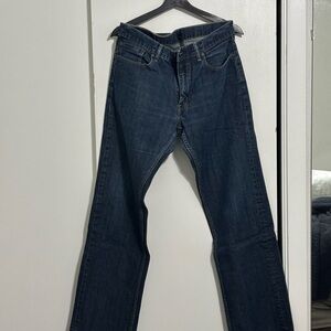 Levi's 559 34x34 Dark Blue Jeans Good Used